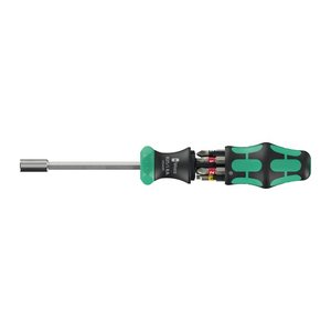 Wera Kraftform Kompakt 27 RA 1, Ratsche m Bits, 6-teilig