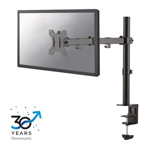 Neomounts Monitor-Halterung FPMA-D550BLACK schwarz für 1 Monitor, Tischklemme, Tischbohrung