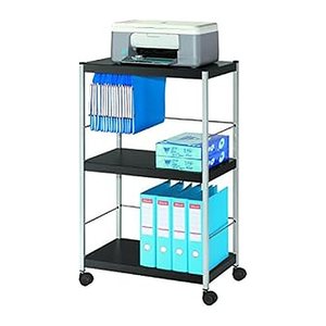 PAPERFLOW Bürowagen anthrazit 3 Ebenen 60,0 x 36,0 x 100,0 cm