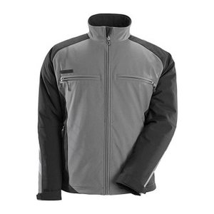 MASCOT® Herren Softshelljacke DRESDEN dunkelanthrazit, schwarz Größe XL