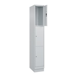 CP Schließfachschrank Classic PLUS lichtgrau 080020-103 S10009, 3 Schließfächer 30,0 x 50,0 x 195,0 cm