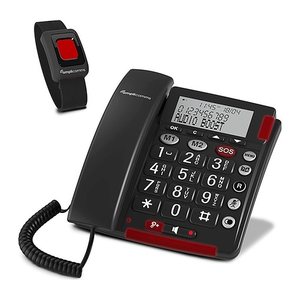 AMPLICOMMS BigTel 50 Alarm Plus, Schnur, Seniorentelefon