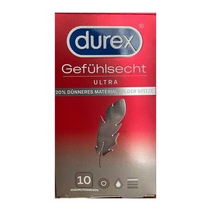 durex Kondome Gefühlsecht ultra dünn, 10 St.
