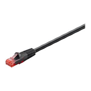 goobay RJ-45 Netzwerkkabel Outdoor 10,0 m schwarz bis zu 1,00 Gbit/Sek. bis zu 250 MHz, 1 St.