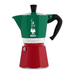 BIALETTI Moka Express 6 Color Italia Espressokocher grün, 6 Tassen