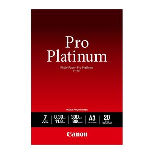 Canon Fotopapier PT-101 DIN A3 glänzend 300 g/qm 20 Blatt