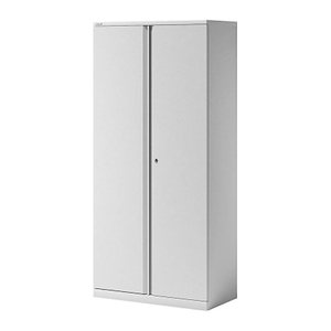 BISLEY Stahlschrank Essentials YECB09194S696 verkehrsweiß 4 Fachböden 91,4 x 47,0 x 197,0 cm, aufgebaut, 1 St.