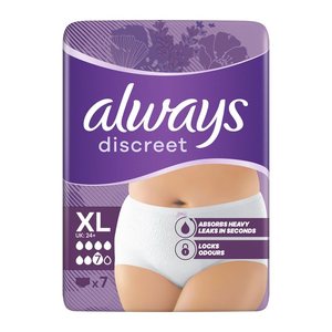 always Inkontinenzhosen discreet Gr. XL, 7 St.