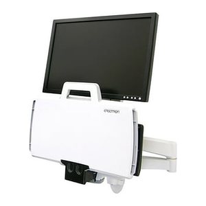 ergotron Monitor-Maus-Tastatur-Halterung 200 Series Combo 45-230-216 weiß für 1 Monitor, 1 Tastatur, 1 Maus, Wandhalterung