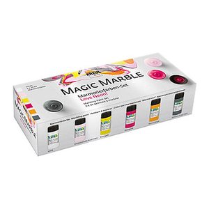 KREUL Magic Marble Marmorierfarben farbsortiert 6 x 20,0 ml, 6 St.