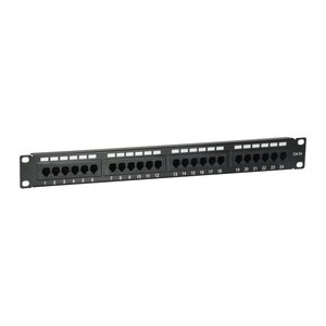 Equip 19" Patchpanel 24xRJ45 Cat5e UTP 1U 100MHz RAL9005