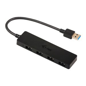 i-tec® USB-Hub Advance Series Slim 4-fach schwarz