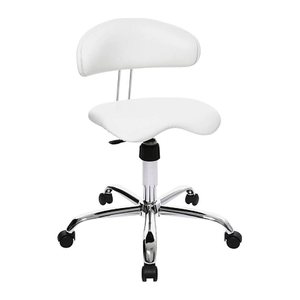 Topstar Bürostuhl Sitness® 40, ST290D16 Kunstleder weiß, Gestell chrom