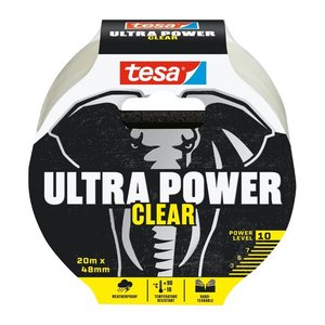 tesa tesa® ULTRA POWER Clear Gewebeband transparent 48,0 mm x 20,0 m 1 Rolle