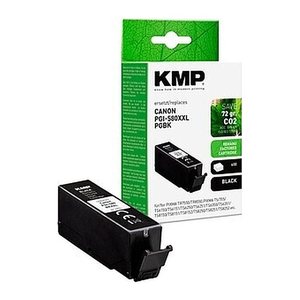 KMP  schwarz Druckerpatrone kompatibel zu Canon PGI-580XXL PGBK