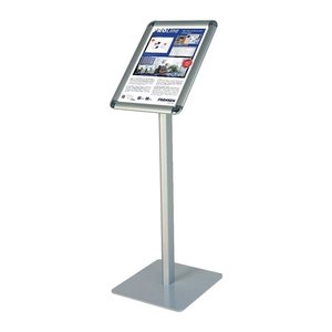 FRANKEN Infoständer silber DIN A3 28,0 x 28,0 x 125,0 cm, 1 St.