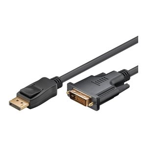 goobay Displayport/DVI-D Kabel 2,0 m schwarz, 1 St.