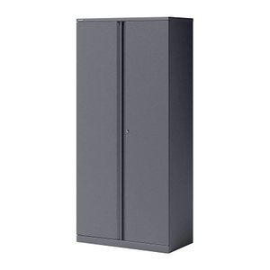 BISLEY Stahlschrank Essentials YECB09194S634 anthrazit 4 Fachböden 91,4 x 47,0 x 197,0 cm, aufgebaut, 1 St.