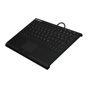 KeySonic Super Mini Tastatur Touchpad LED KSK-3211ELU DE