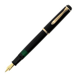 Pelikan Classic M200 Kolbenfüller schwarz/gold B (breit), 1 St.