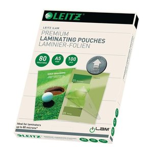 LEITZ Laminierfolien UDT glänzend für A3 80 micron, 100 St.