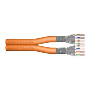 DIGITUS CAT 7 S/FTP Verlegekabel Duplex, B2ca-s1a 500 m (Speditionsversand)