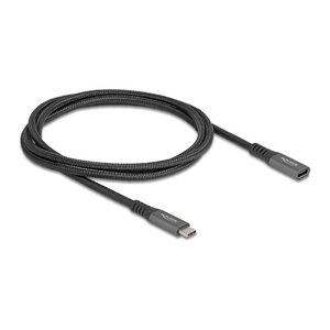 DeLOCK USB C Kabel 1,0 m schwarz, 1 St.
