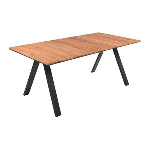 Garden Pleasure Gartentisch DAVINA braun rechteckig 180,0 x 90,0 x 74,0 cm