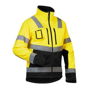 BLAKLÄDER® unisex Warnjacke 4900 gelb, schwarz Größe XL