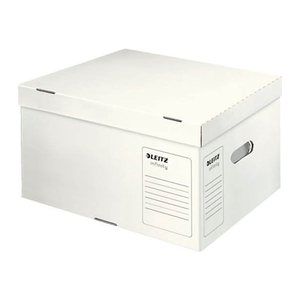 LEITZ Archivcontainer Infinity L weiß 42,0 x 35,0 x 26,5 cm, 10 St.