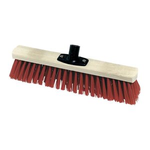 Nölle Besenkopf Saalbesen rot Holz 80,0 cm breit