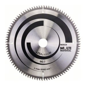 BOSCH Multi Material Kreissägeblatt 254,0 mm, 96 Zähne, 1 St.
