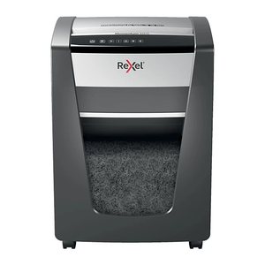 Rexel Momentum M515 Aktenvernichter mit Partikelschnitt P-5, 2 x 15 mm, bis 15 Blatt, schwarz