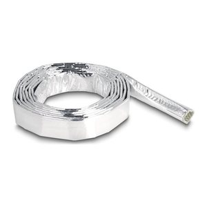 DELOCK Kabelschlauch aus Glasfasergeflecht und Alu 2m x 10mm