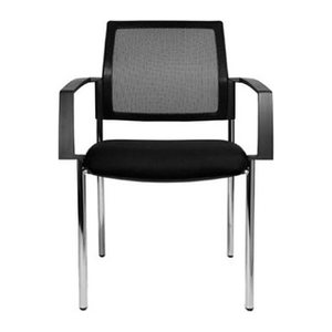 Topstar Besucherstühle BtoB 10 BB290A G200 schwarz Stoff, 2 St.