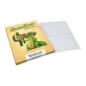 dundee Etiketten weiß 210,0 x 148,0 mm, 100 Blatt