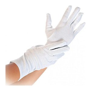 HYGOSTAR unisex Arbeitshandschuhe Blanc weiß Größe 7, 12 Paar