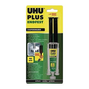 UHU PLUS SCHNELLFEST 2 Komponenten-Kleber 15,0 g, 1 St.