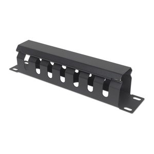 INTELLINET Kabelmanagement f. 10"-Schränke 1HE mit Blende SW