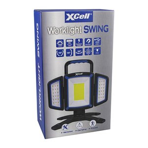 XCell® Worklight SWING LED Akku-Strahler schwarz 26,0 cm, 1.600 Lumen, 1 St.