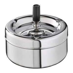 APS KLASSIKER Aschenbecher silber, 1 St.