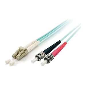 Equip Patchkabel LC->ST 0.50m Multimode Duplex OM3 türkis Polybeutel