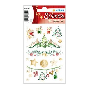 HERMA Aufkleber Weihnachtsmotive, 15 Etiketten