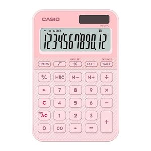 CASIO MS-20YC-LP Taschenrechner hellrosa