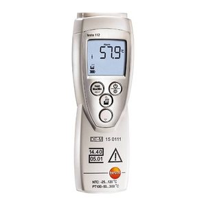 testo 112 Lebensmittel-Temperaturmessgerät weiß, 1 St.