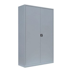 LÜLLMANN Stahlschrank 530380 lichtgrau 4 Fachböden 120,0 x 60,0 x 195,0 cm, aufgebaut, 1 St.