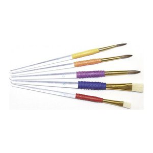 Grippy Pinsel-Set Größe 4, 6, 8,10, 12, 5-teilig
