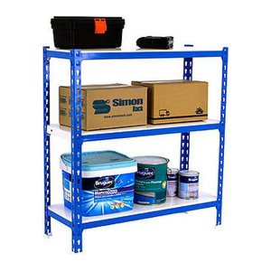 Simonrack Schwerlastregal SIMONCLICK 3 8435104953587 blau, weiß 90,0 x 50,0 x 90,0 cm