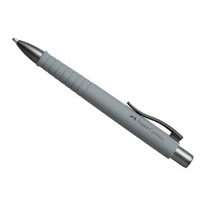 FABER-CASTELL Kugelschreiber POLY BALL Urban stone grey, Schreibfarbe: blau, 1 St.