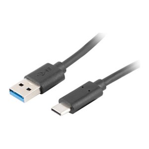 LANBERG USB-C(M)->USB-A(M)3.1 Kabel 1,8m schwarz
